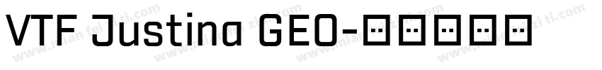 VTF Justina GEO字体转换
